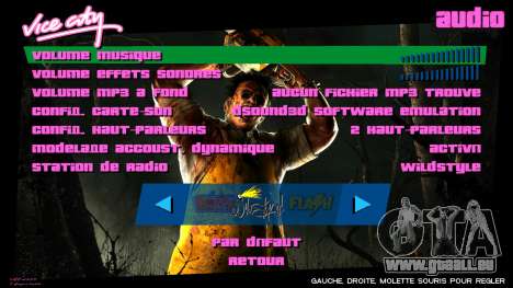 Leatherface Menu pour GTA Vice City