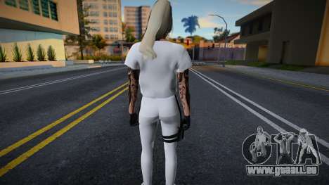 White Gang Skin v2 pour GTA San Andreas