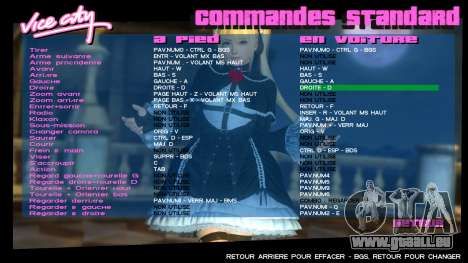 Marie Rose DOA Menu 3 pour GTA Vice City