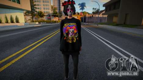 Sugar Skull Girl Mexican Dia De Los Muertos pour GTA San Andreas