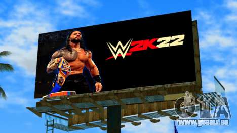 WWE2K22 Billoboard für GTA Vice City