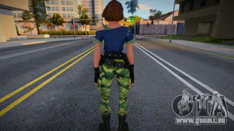 Military Jill Valentine pour GTA San Andreas