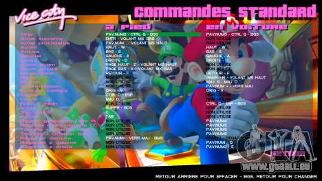 Super Mario HD Menu für GTA Vice City