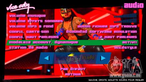 Rey Mysterio WWE2K22 Menu pour GTA Vice City