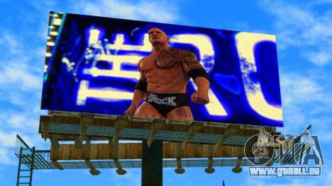 The Rock WWE2k22 Billboard pour GTA Vice City