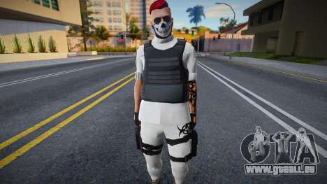 White Gang Skin v1 pour GTA San Andreas