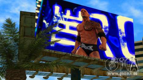 The Rock WWE2k22 Billboard pour GTA Vice City