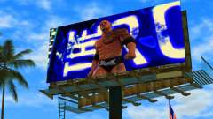 The Rock WWE2k22 Billboard pour GTA Vice City