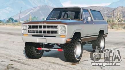 Dodge Ramcharger (AW100) 1979〡add-on pour GTA 5