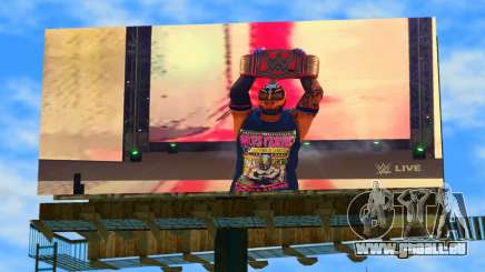 Rey Mysterio Champion WWE2K22 Billboard pour GTA Vice City