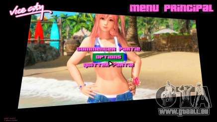 Girl from Doa Menu 1 pour GTA Vice City