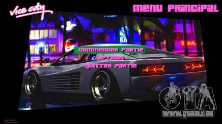 Miami Vice HD Menu pour GTA Vice City