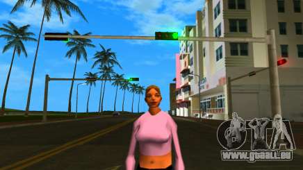 White Girl With Pink Shirt pour GTA Vice City