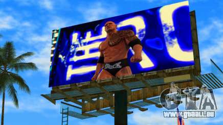 The Rock WWE2k22 Billboard pour GTA Vice City