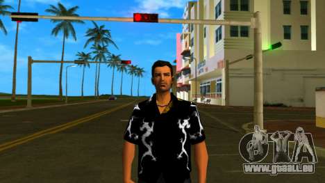 Dragon Shirt Black pour GTA Vice City