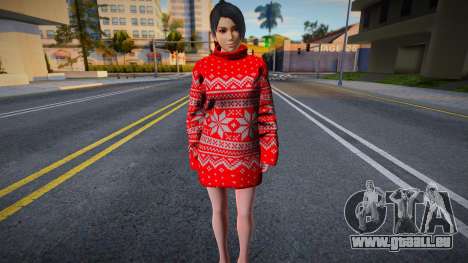 Momiji Baggy Sweater Christmas pour GTA San Andreas