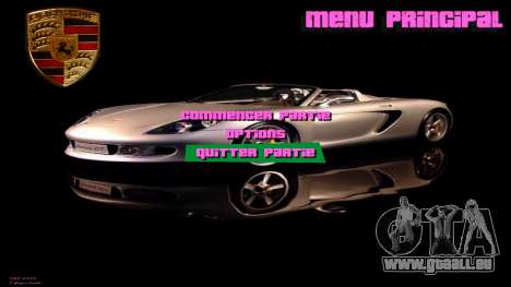 Porsche Menu für GTA Vice City