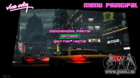 GTA IV Menu - Backgrounds 3 pour GTA Vice City