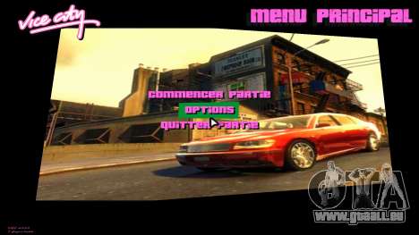 GTA IV Menu - Backgrounds 2 für GTA Vice City