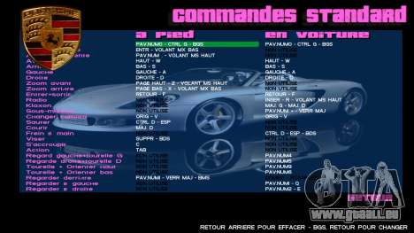 Porsche Menu für GTA Vice City