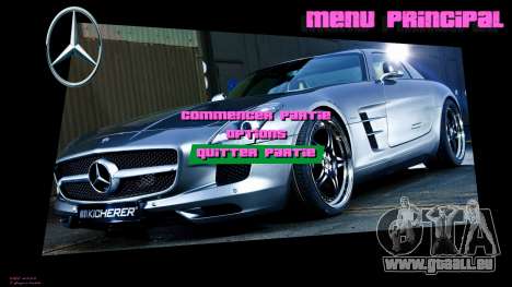 Mercedes-Benz Menu 5 für GTA Vice City