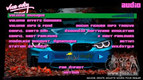 BMW Menu für GTA Vice City