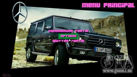 Mercedes-Benz Menu 8 für GTA Vice City