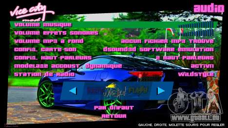 Lexus Menu 1 pour GTA Vice City