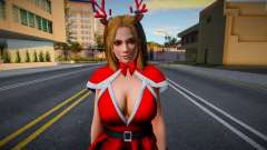 DOAXFC Tina Armstrong - FC Christmas Dress v1 für GTA San Andreas