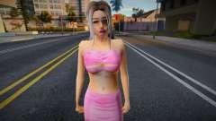 Blonde en tenue rose pour GTA San Andreas