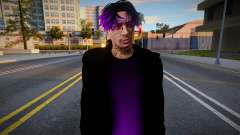 Skin Purple And Black pour GTA San Andreas