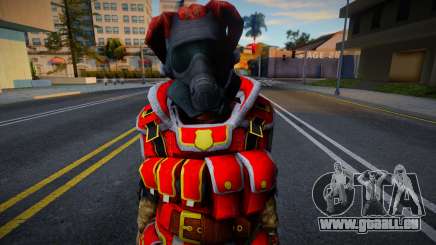 War Face New year Skin v4 pour GTA San Andreas