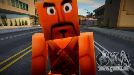 Minecraft Skin HD v4 pour GTA San Andreas