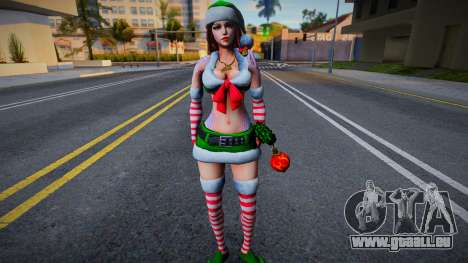 Mujer en navidad 1 für GTA San Andreas