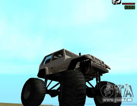 Monster Truck Edition Tabelle für GTA San Andreas