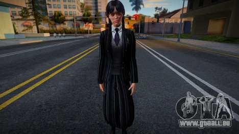 Wednesday Addams - Nevermore Uniform pour GTA San Andreas