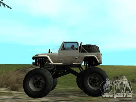 Tableau de l’édition Monster Truck pour GTA San Andreas