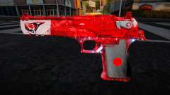 Quartz rouge Deagle pour GTA San Andreas