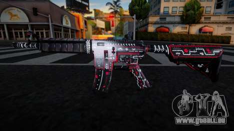 Black Red Gun - M4 für GTA San Andreas