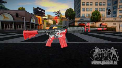 Bunte M4 HD 2 für GTA San Andreas