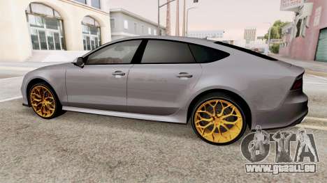 Audi RS 7 Sportback Yellow Rims pour GTA San Andreas