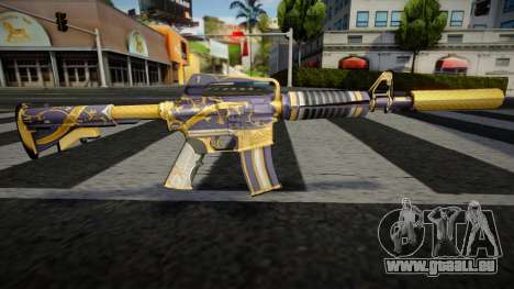 Gold Dragon M4 für GTA San Andreas