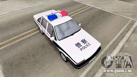 Volkswagen Santana China Police 1985 pour GTA San Andreas