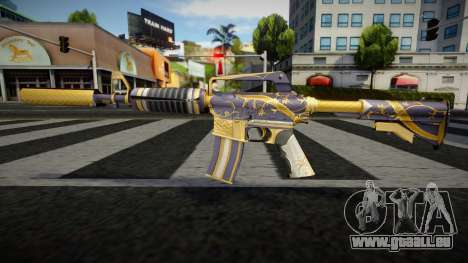Gold Dragon M4 für GTA San Andreas
