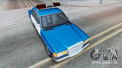 Mercedes-Benz 240 D Police (W123) 1975 pour GTA San Andreas