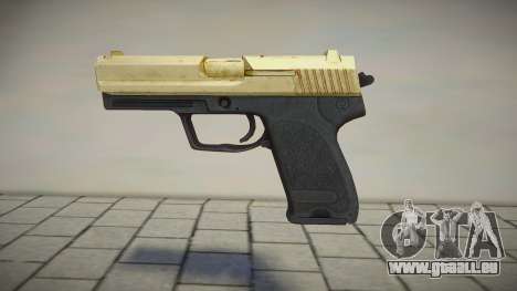 HK USP.45 ACP Gold from Stalker pour GTA San Andreas