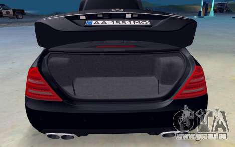 Mercedes-Benz W221 AMG W12 Biturbo pour GTA San Andreas