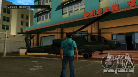Tricher sur Hunter Helicopter pour GTA Vice City