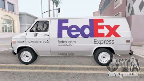GMC G1500 Cargo Van FedEx Express Delivery pour GTA San Andreas