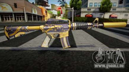 Gold Dragon M4 pour GTA San Andreas